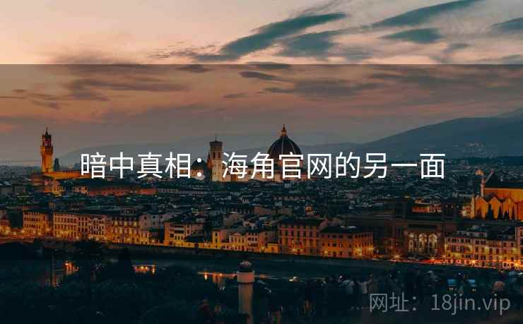 暗中真相：海角官网的另一面